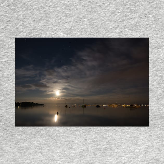 Moonrise over Lake Constance, Germany by holgermader